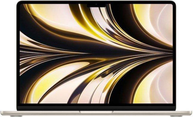Apple  MacBook Air 2022 (13.6" WQXGA, M2, 8GB, 256GB SSD, M2-8C GPU, macOS) - gold 