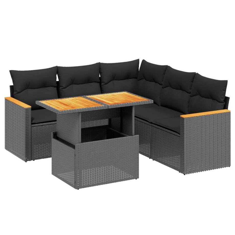 Garten sofagarnitur poly-rattan