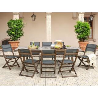 Beliani Table de jardin en Acacia Rustique CESANA  