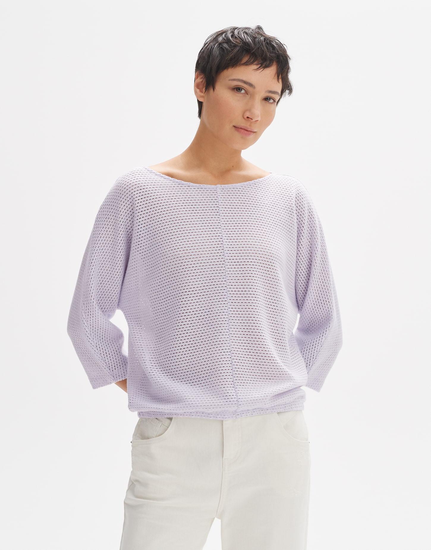 Image of Shirt Semilia Boxy Silhouette Damen Lavendel 36