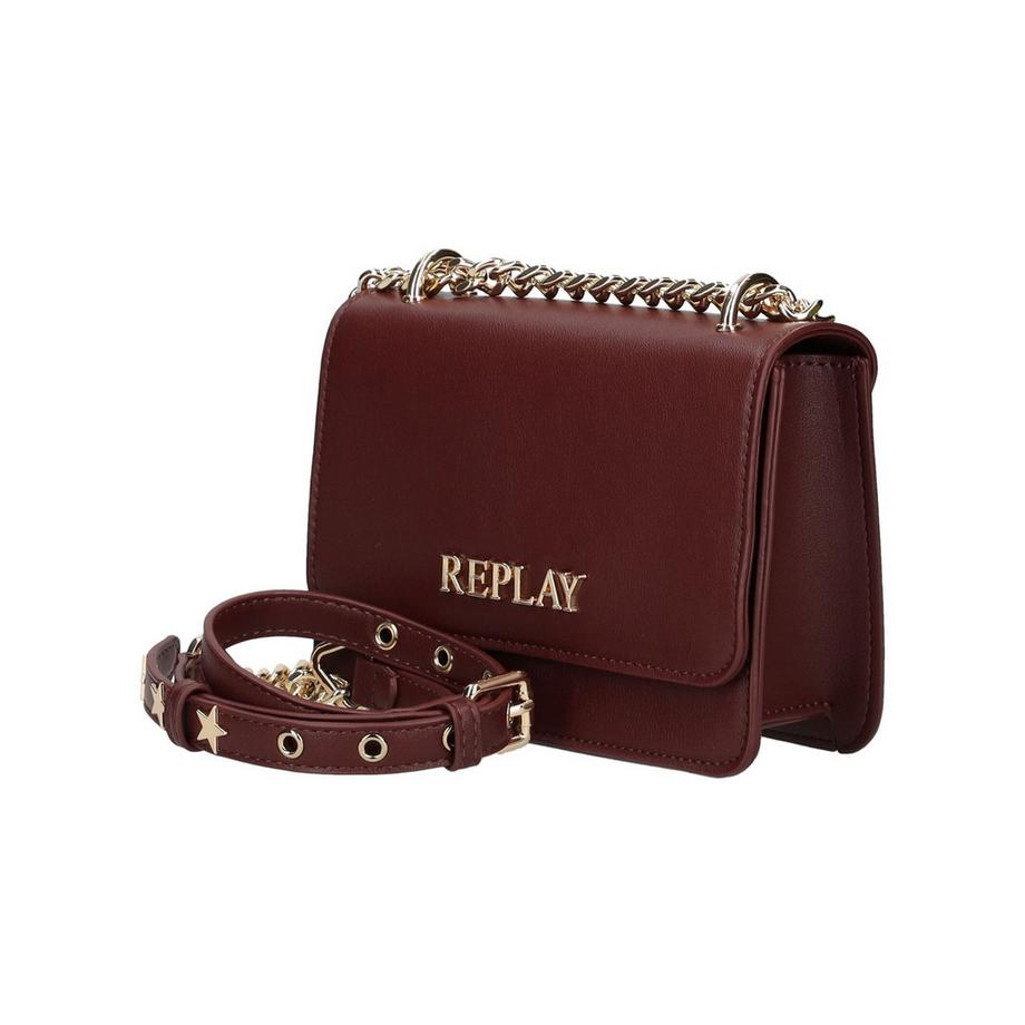 REPLAY Sac bandoulière avec bandoulière chaîne et clous étoilés  