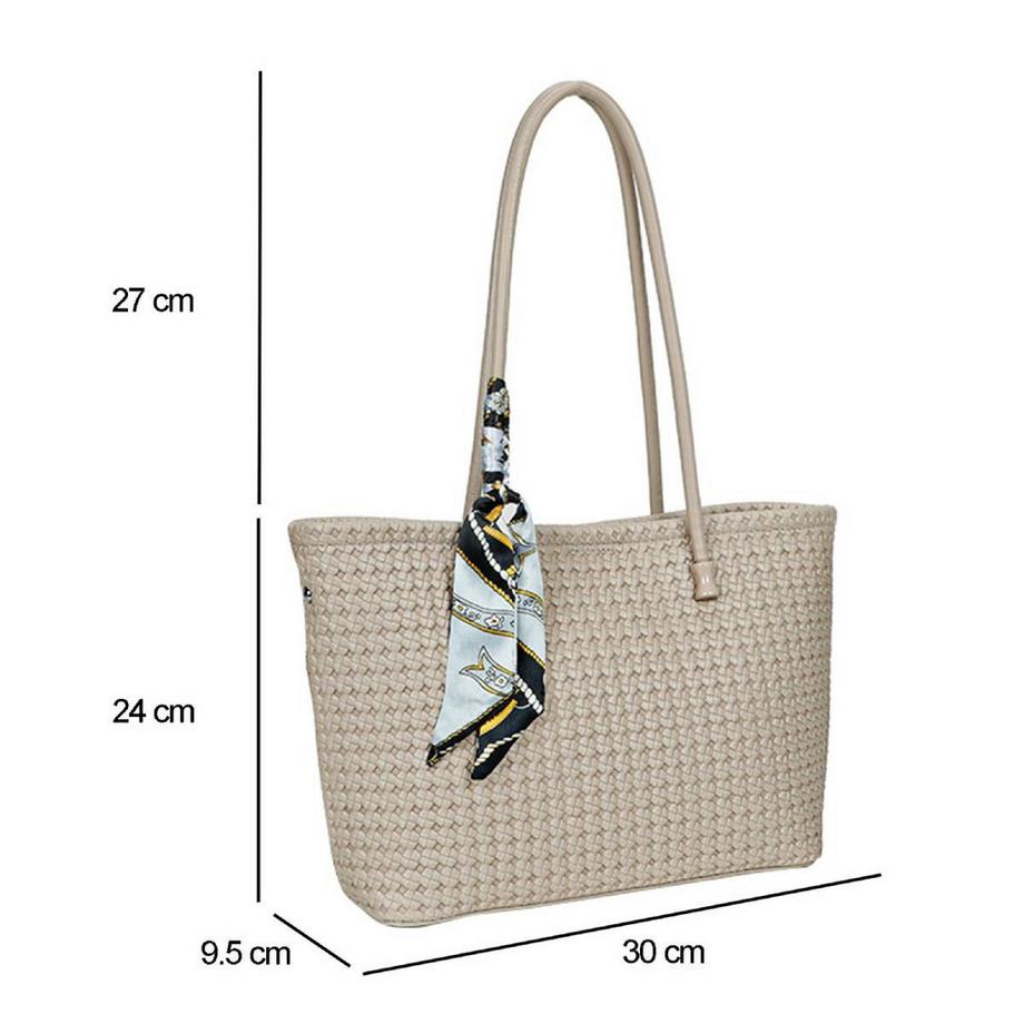 Gallantry Handtasche geflochtenes Muster  