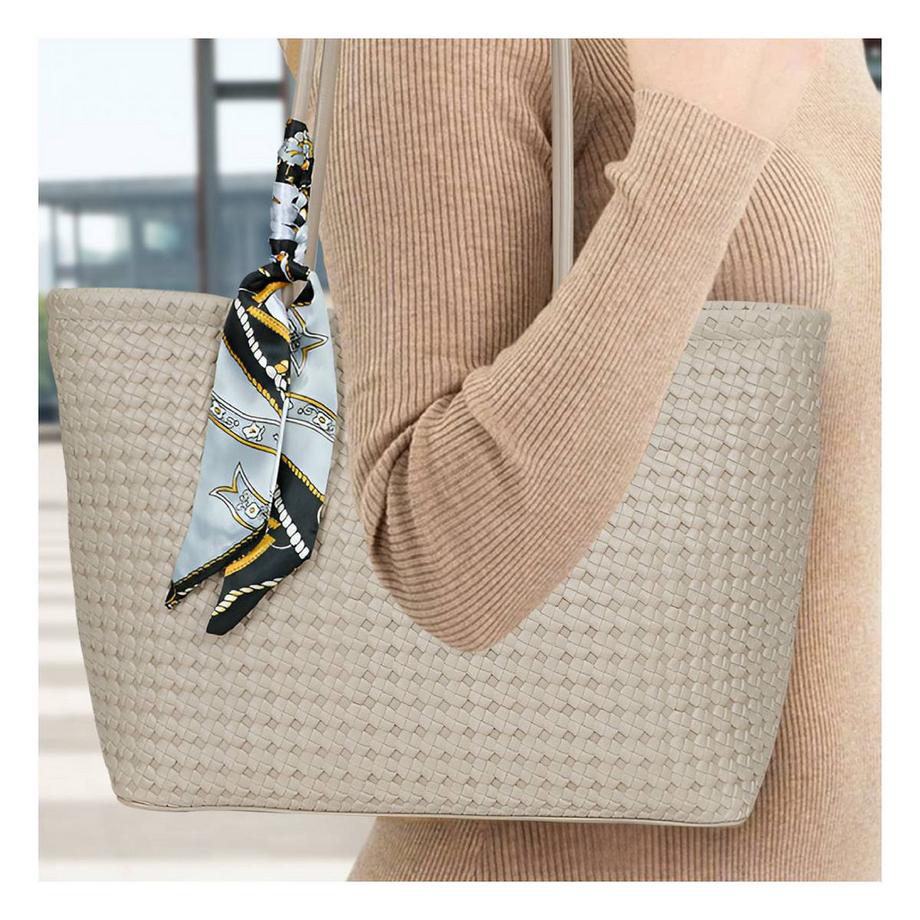 Gallantry Handtasche geflochtenes Muster  