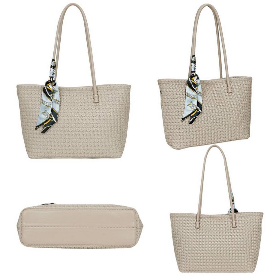 Gallantry Handtasche geflochtenes Muster  