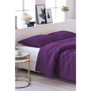 Living Home Uni Satin Taie d'oreiller  