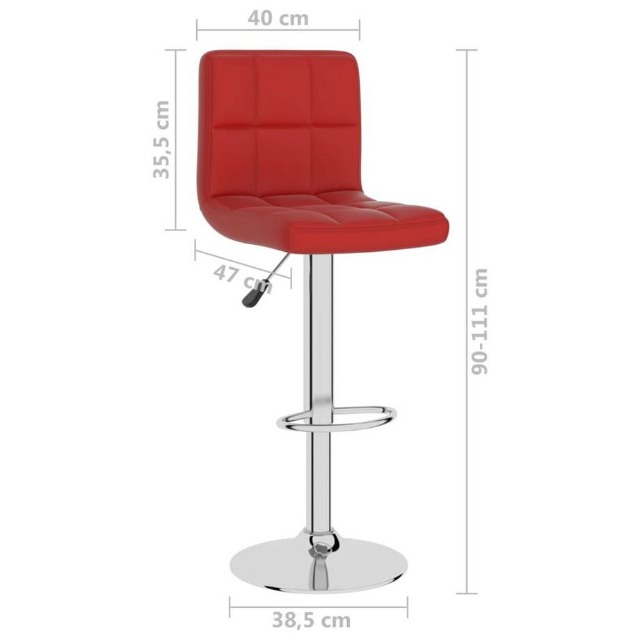 VidaXL Barhocker kunstleder  