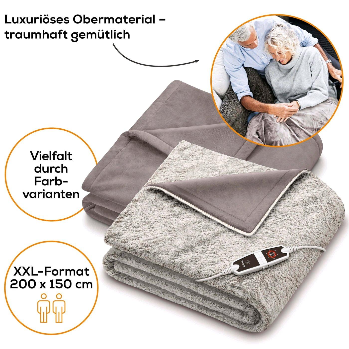 beurer HD 150 - Cosy Taupe XXL Wärmezudecke  