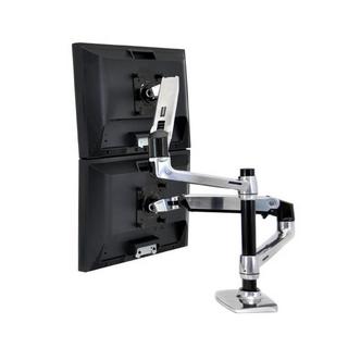 Ergotron  LX DUAL STACKING ARM POLISHED 24IN 18.1KG LIFT33 MIS-D 