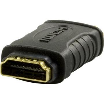 Adattatore HDMI DELTACO, femmina-femmina, nero