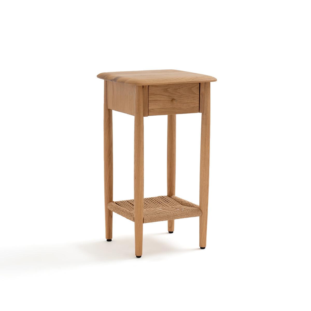 La Redoute Intérieurs Chevet chêne massif et tressage  