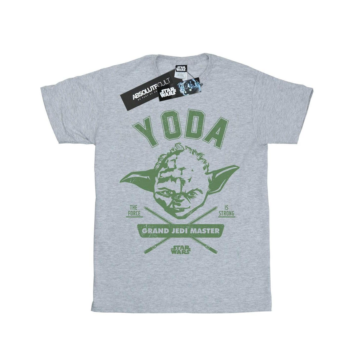 Image of Yoda Collegiate Tshirt Mädchen Grau 116