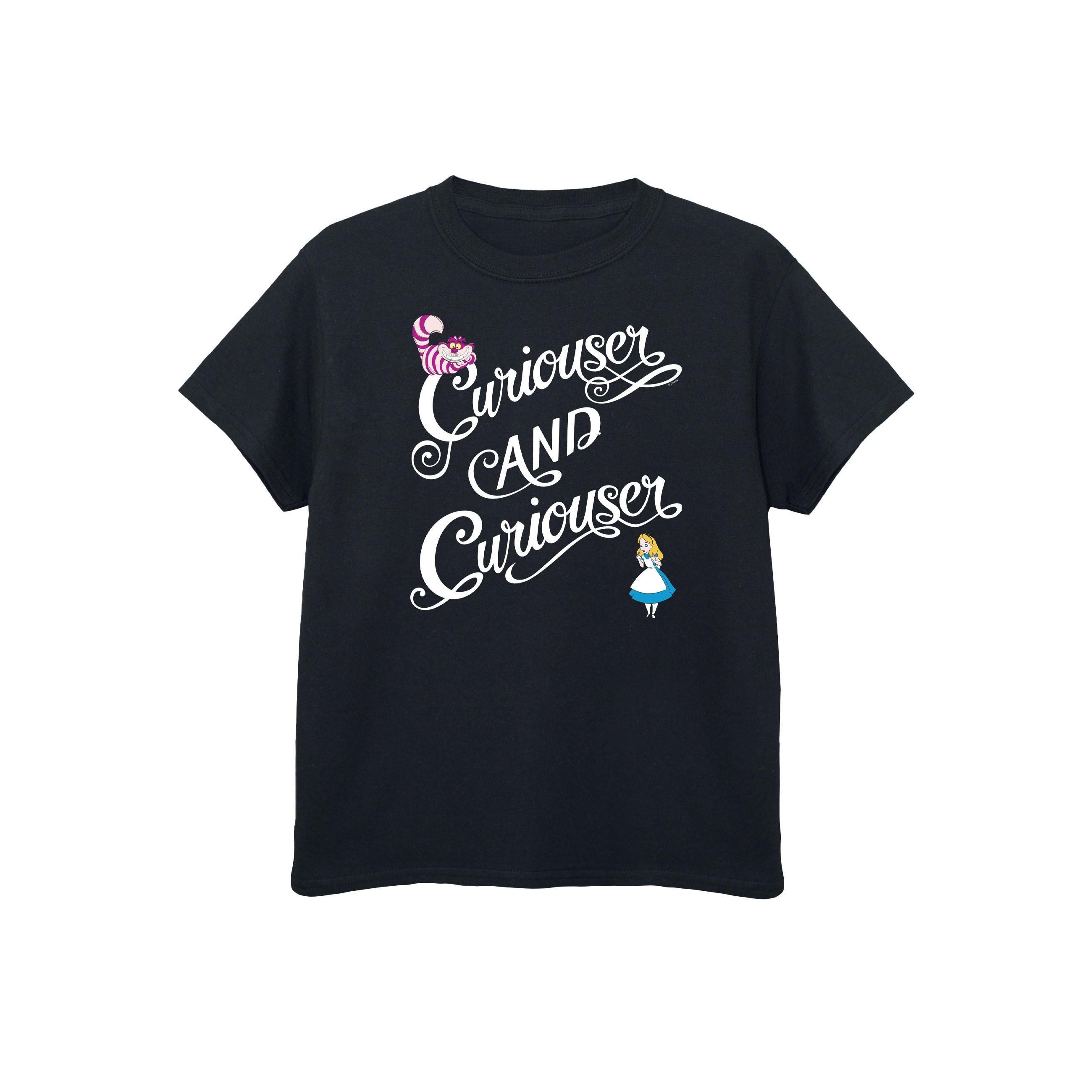 Image of Curiouser And Curiouser Tshirt Mädchen Grau 140/146