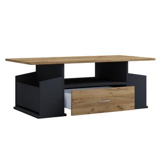 VCM Holz Couchtisch mit ausreichend Stauraum | Maße ca. H. 44 x B. 110 x T. 52 cm | Wohnzimmertisch mit Schublade - Junata  