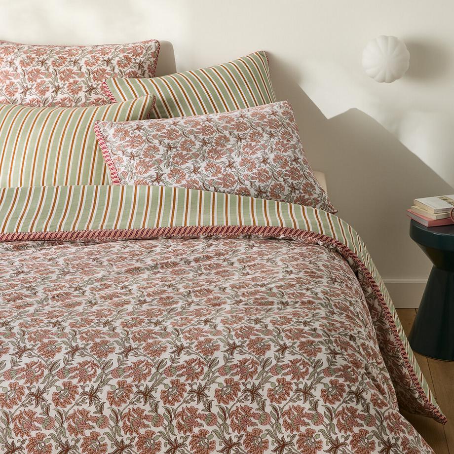 Housse de couette en coton lavé
