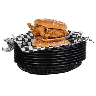 Northio 12x Paniers Alimentaires - Noir  