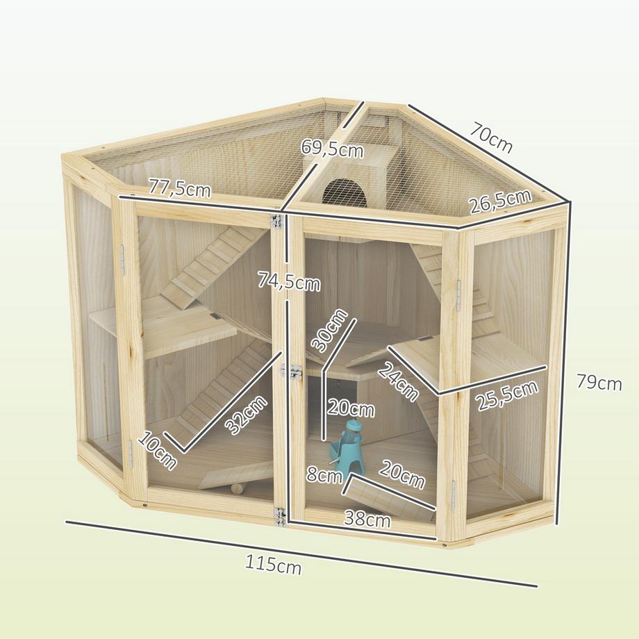 PawHut  Hamsterkäfig 