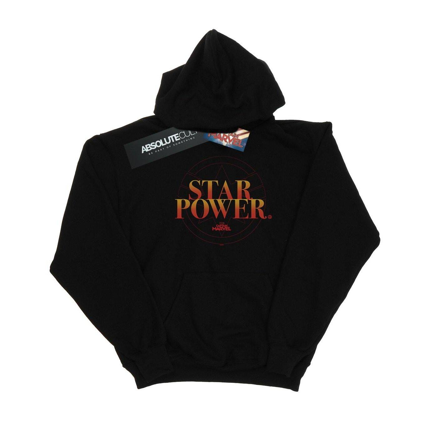 Image of Captain Star Power Kapuzenpullover Damen Schwarz L