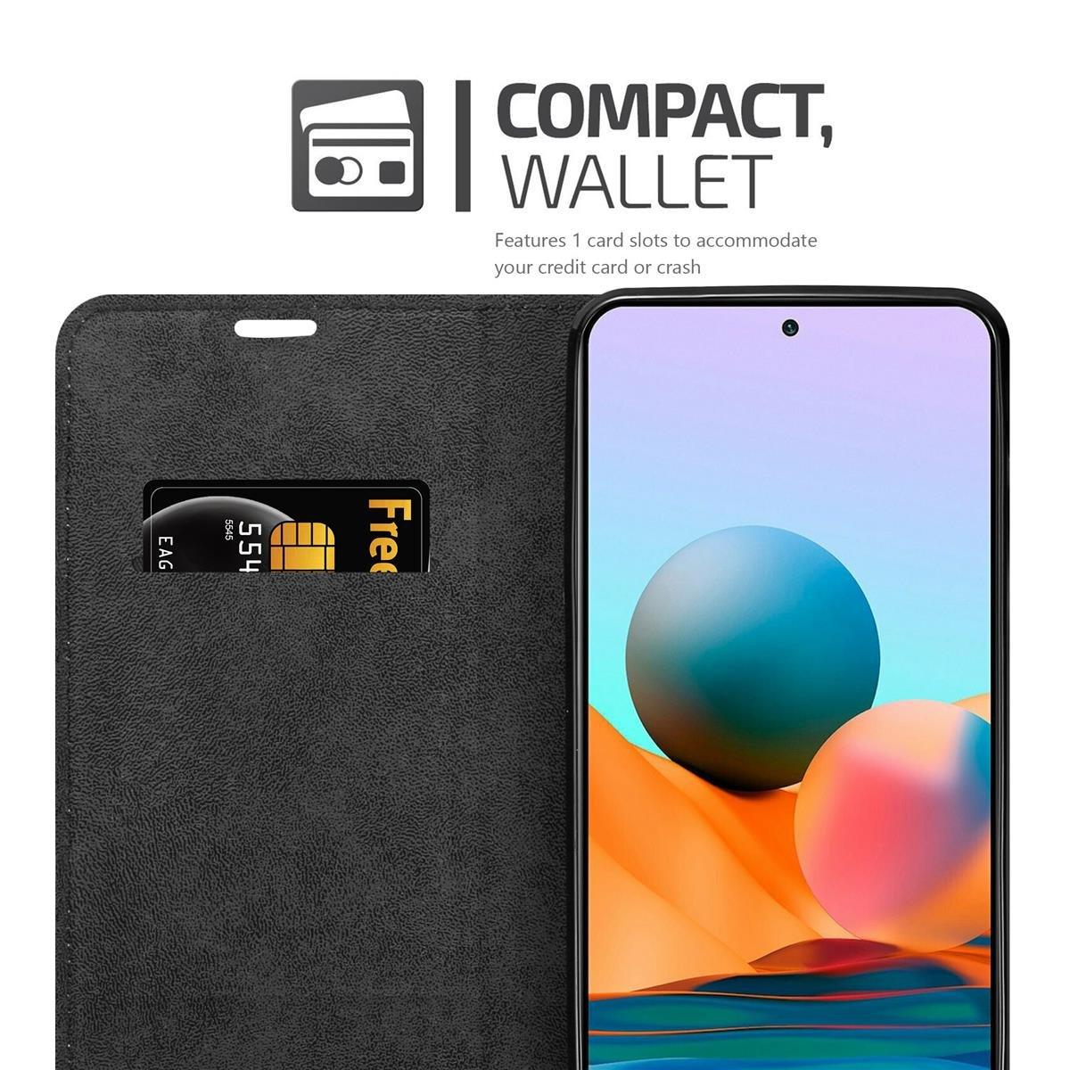 Cadorabo  Hülle für Xiaomi RedMi NOTE 10 4G  RedMi NOTE 11 4G Magnetverschluss, Kartenfach 