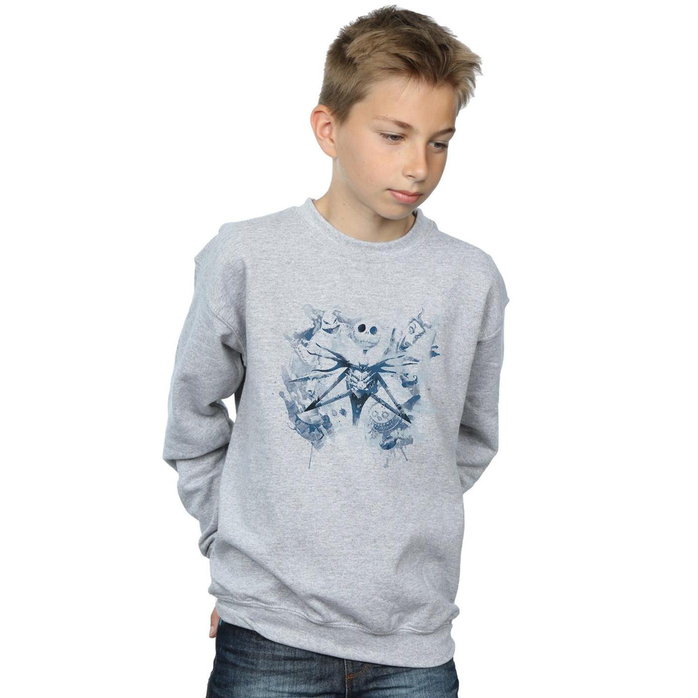 Disney  Nightmare Before Christmas Paint Spray Carers Sweatshirt 