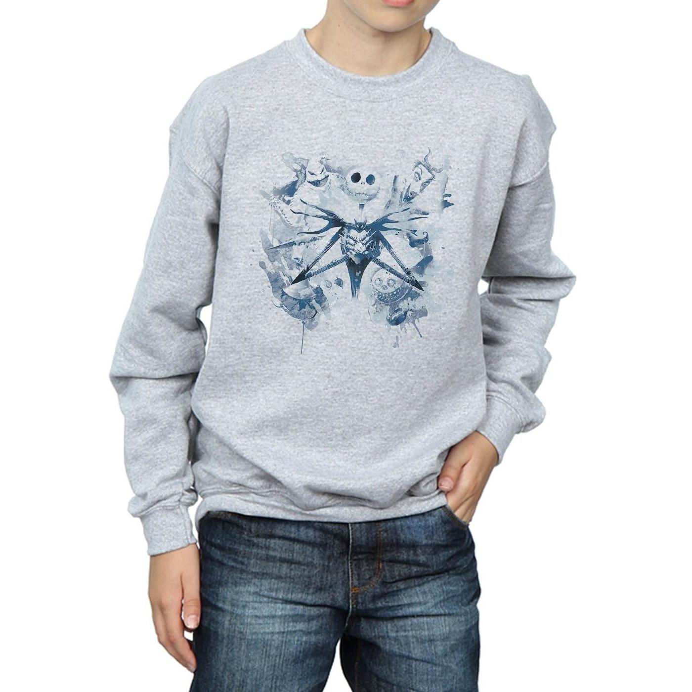 Disney  Nightmare Before Christmas Paint Spray Carers Sweatshirt 