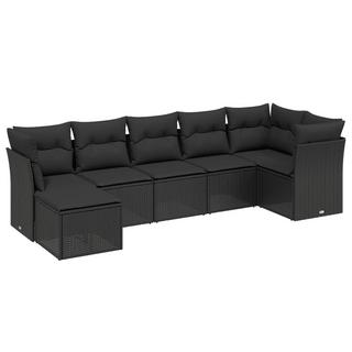 VidaXL set divano da giardino Polirattan  