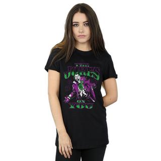 DC COMICS  Tshirt THE JOKE'S ON YOU 