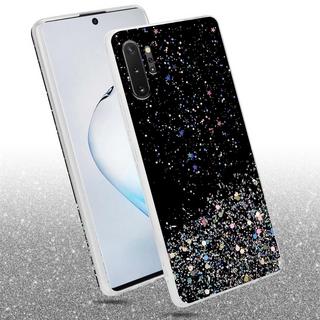 Cadorabo  Hülle für Samsung Galaxy NOTE 10 PLUS TPU Silikon mit funkelnden Glitter 