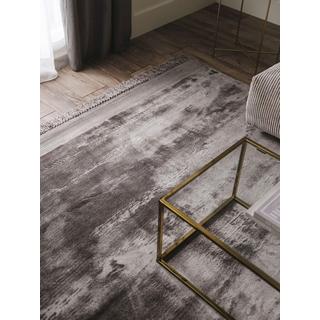 Benuta Tapis en viscose Pearl Gris  