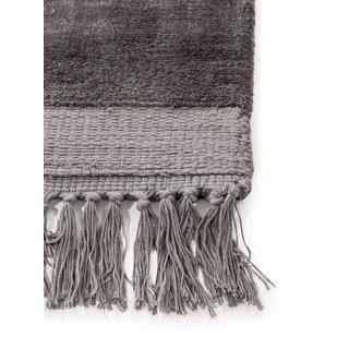 Benuta Tapis en viscose Pearl Gris  