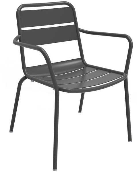 Image of Gartenstuhl Nelly anthrazit Gartenstuhl Nelly anthrazit