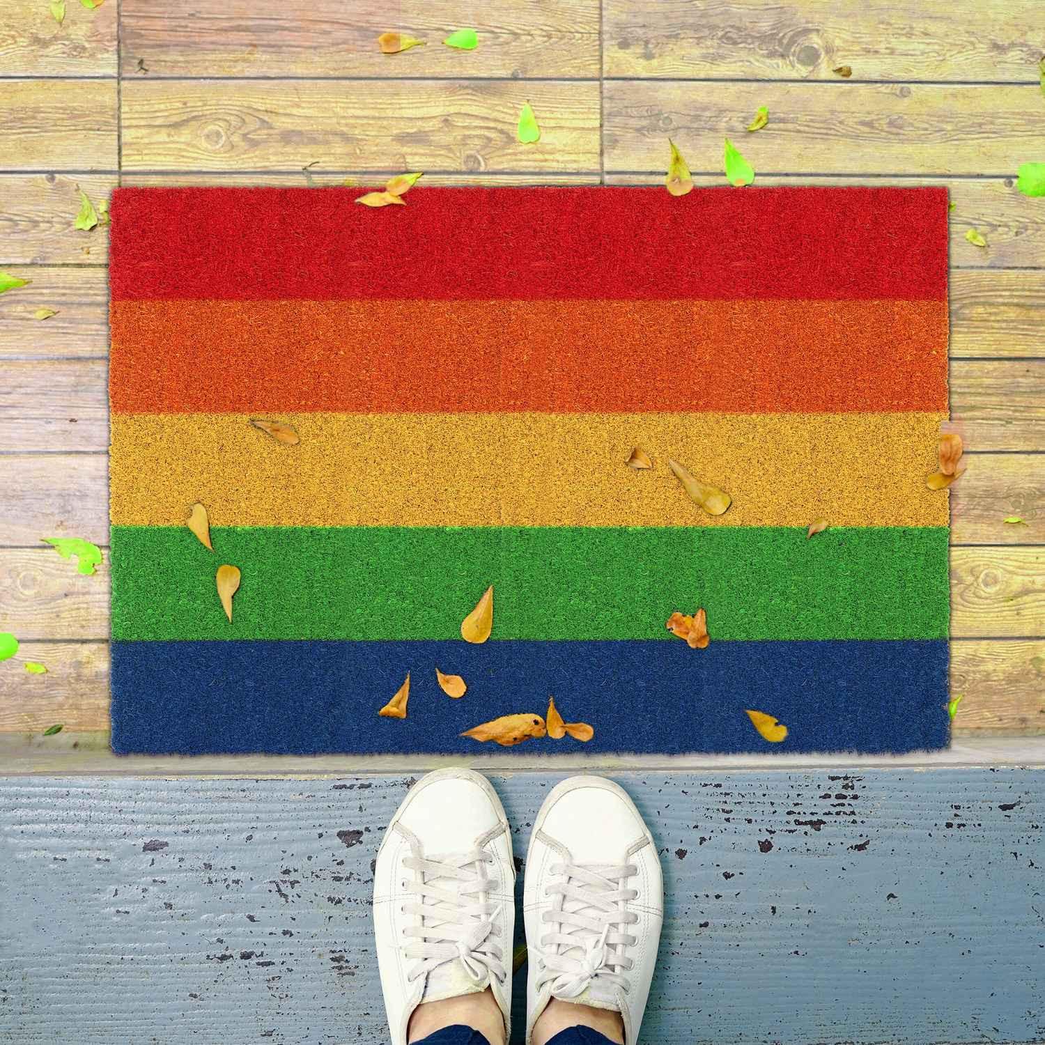 Northio Zerbino in cocco con motivi arcobaleno  