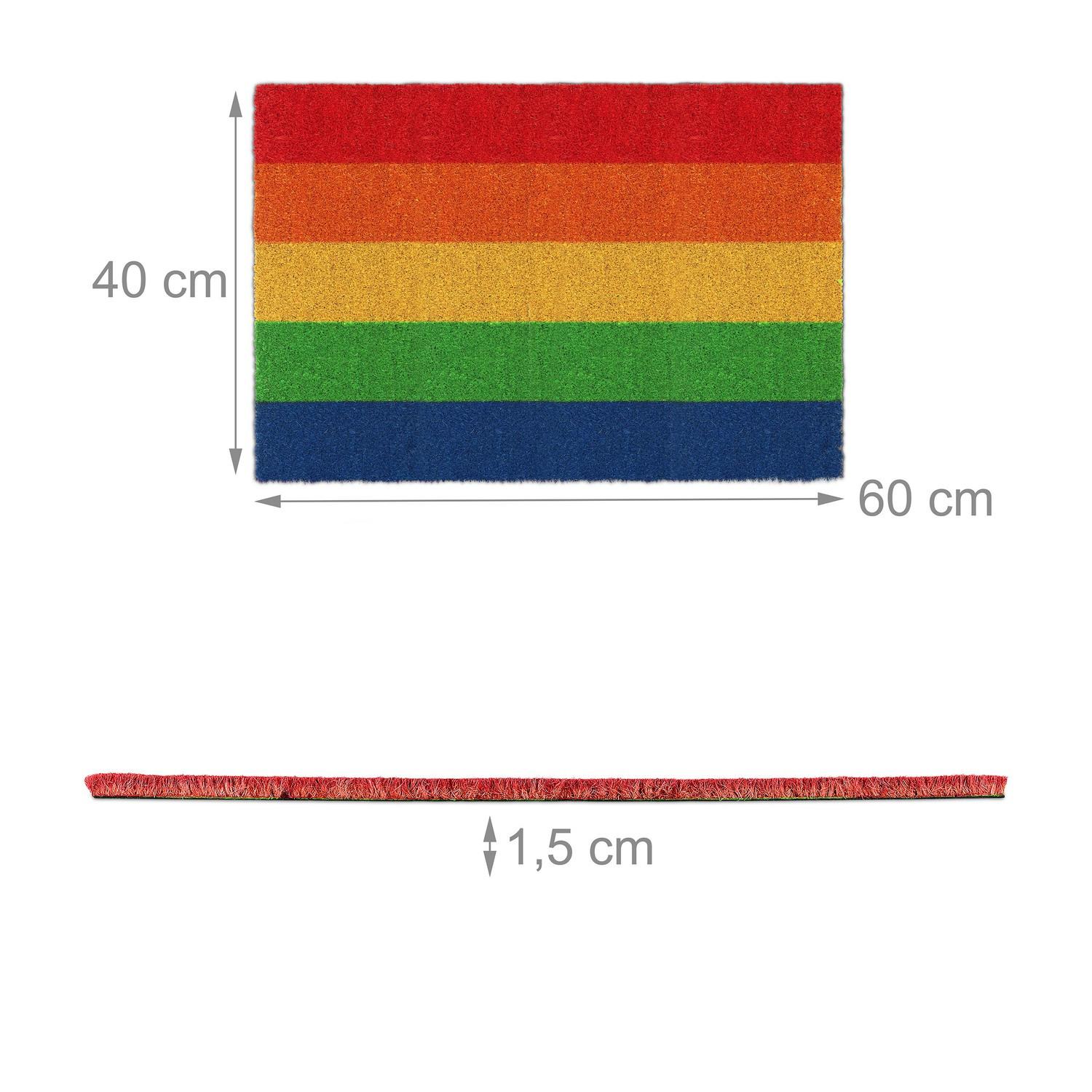 Northio Zerbino in cocco con motivi arcobaleno  