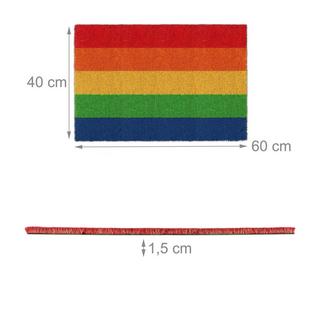 Northio Zerbino in cocco con motivi arcobaleno  