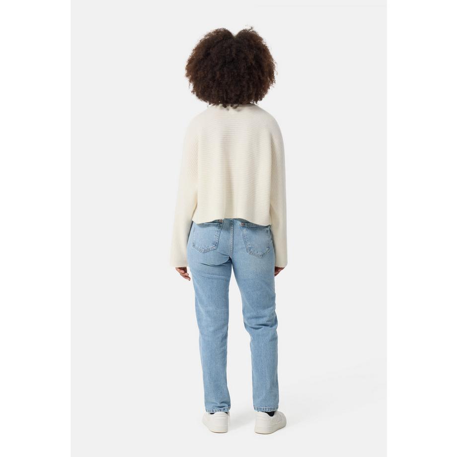 CASH-MERE.CH Wolle Kaschmir Rundhals Pullover  