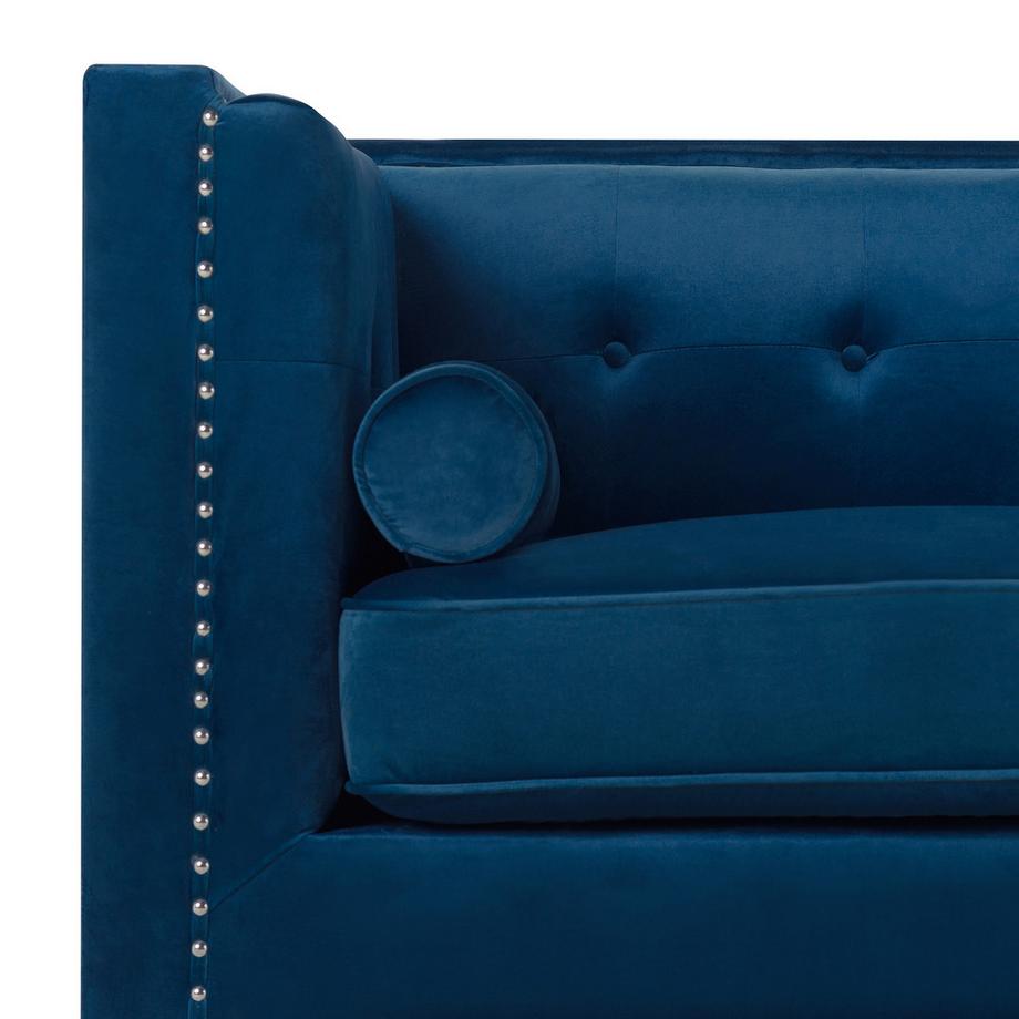 Beliani 3 Sitzer Sofa aus Samtstoff  AVALDSENES  
