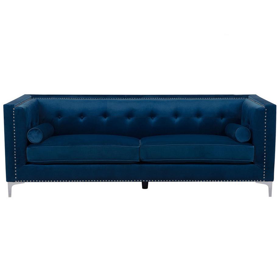 3 Sitzer Sofa aus Samtstoff  AVALDSENES