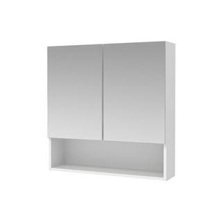 Vente-unique Armoire murale de salle de bain avec miroir niche ZUMPA  