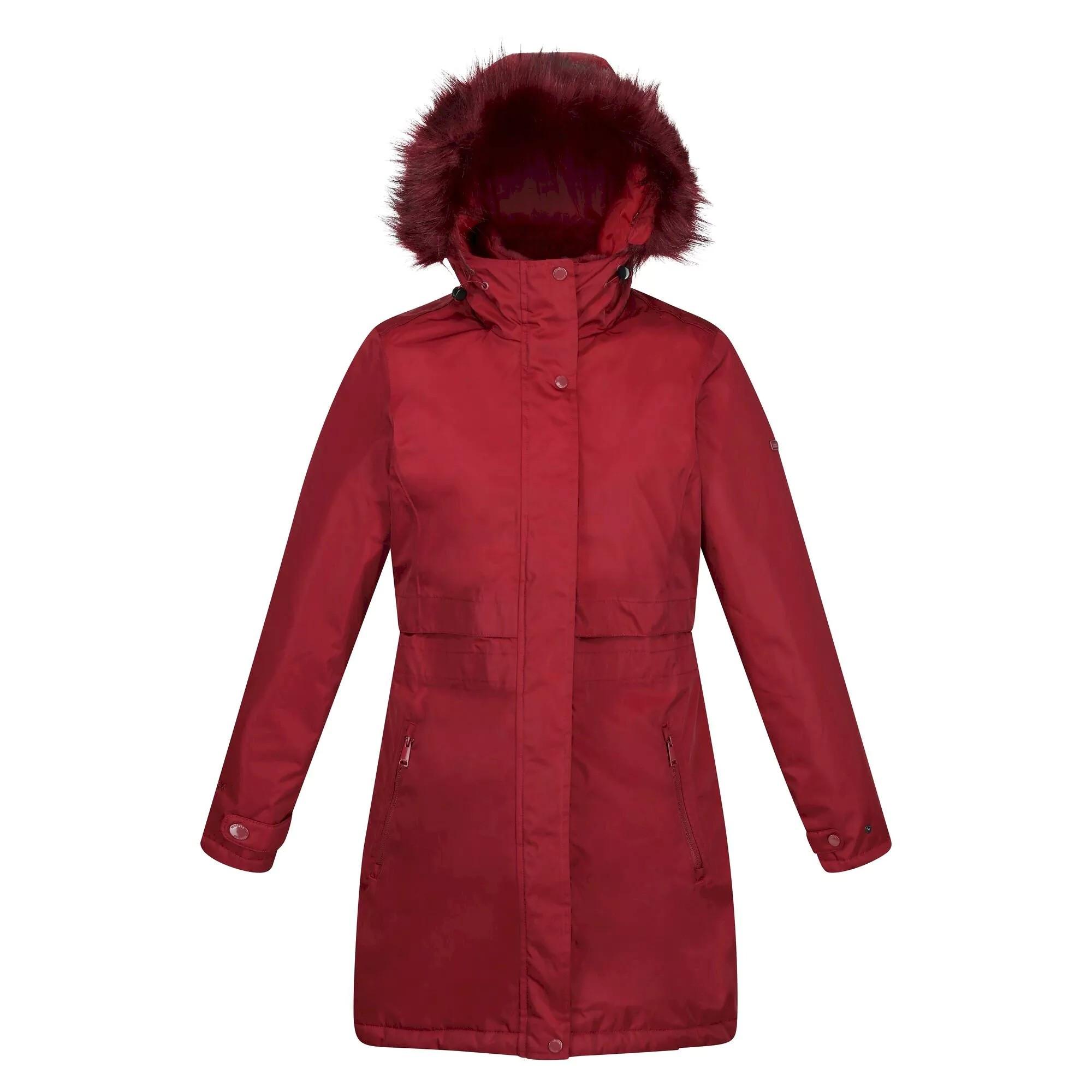 Image of Lyanna Parka Damen Dunkelrot 34