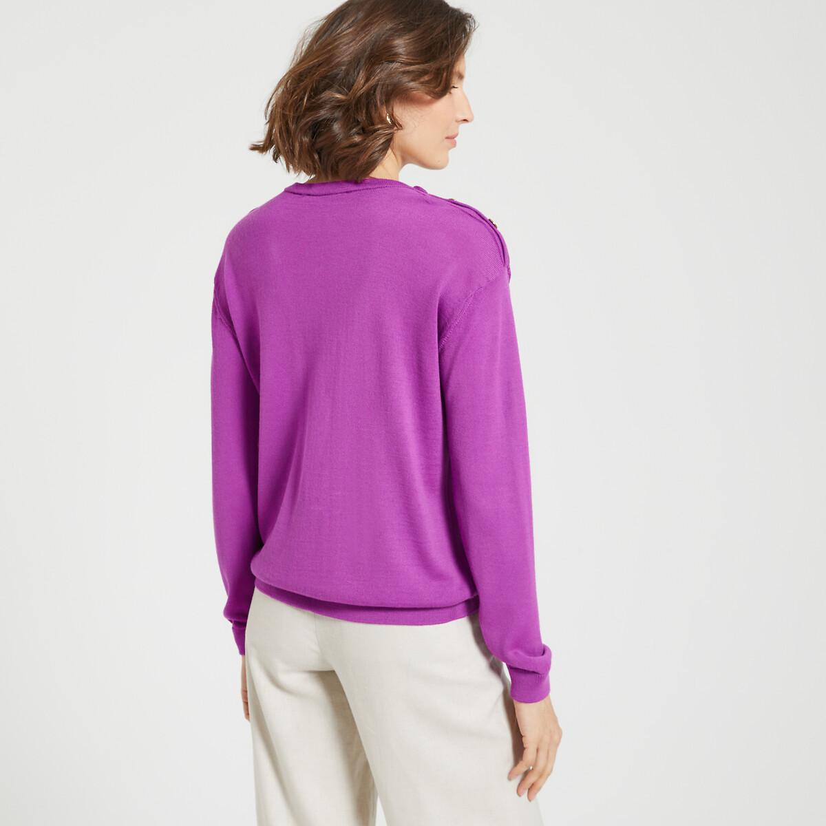 La Redoute Collections  Pull col rond en fine maille 