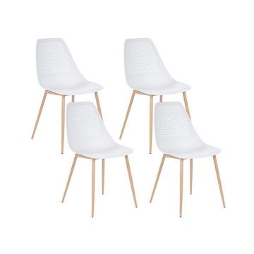 Set di 4 sedie da pranzo en Materiale sintetico Minimalista HAZELTON