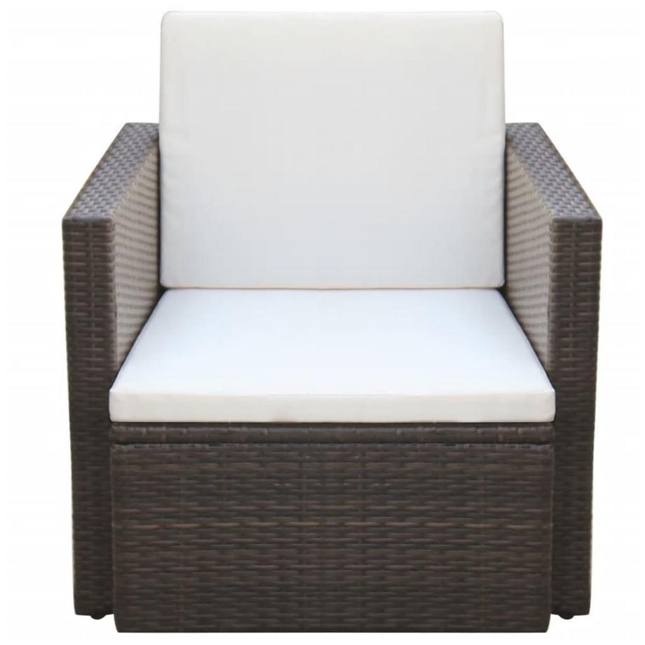 VidaXL Fauteuil rotin synthétique  