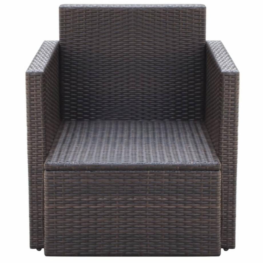 VidaXL Fauteuil rotin synthétique  