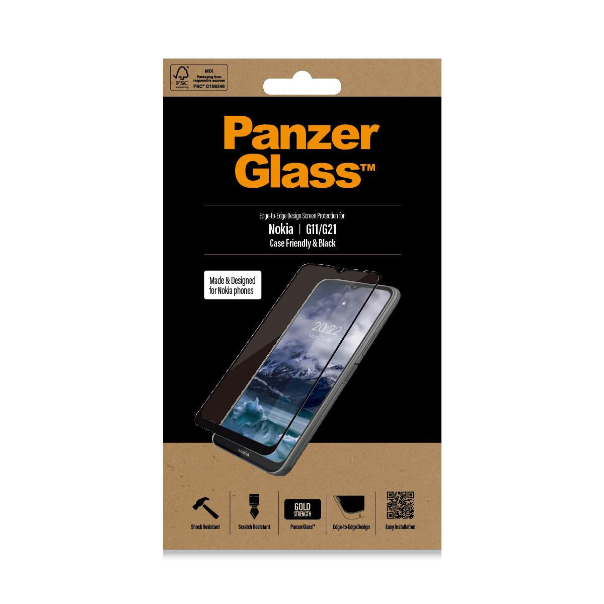 PanzerGlass  6791 protezione per lo schermo e il retro dei telefoni cellulari Pellicola proteggischermo trasparente Nokia 1 pz 