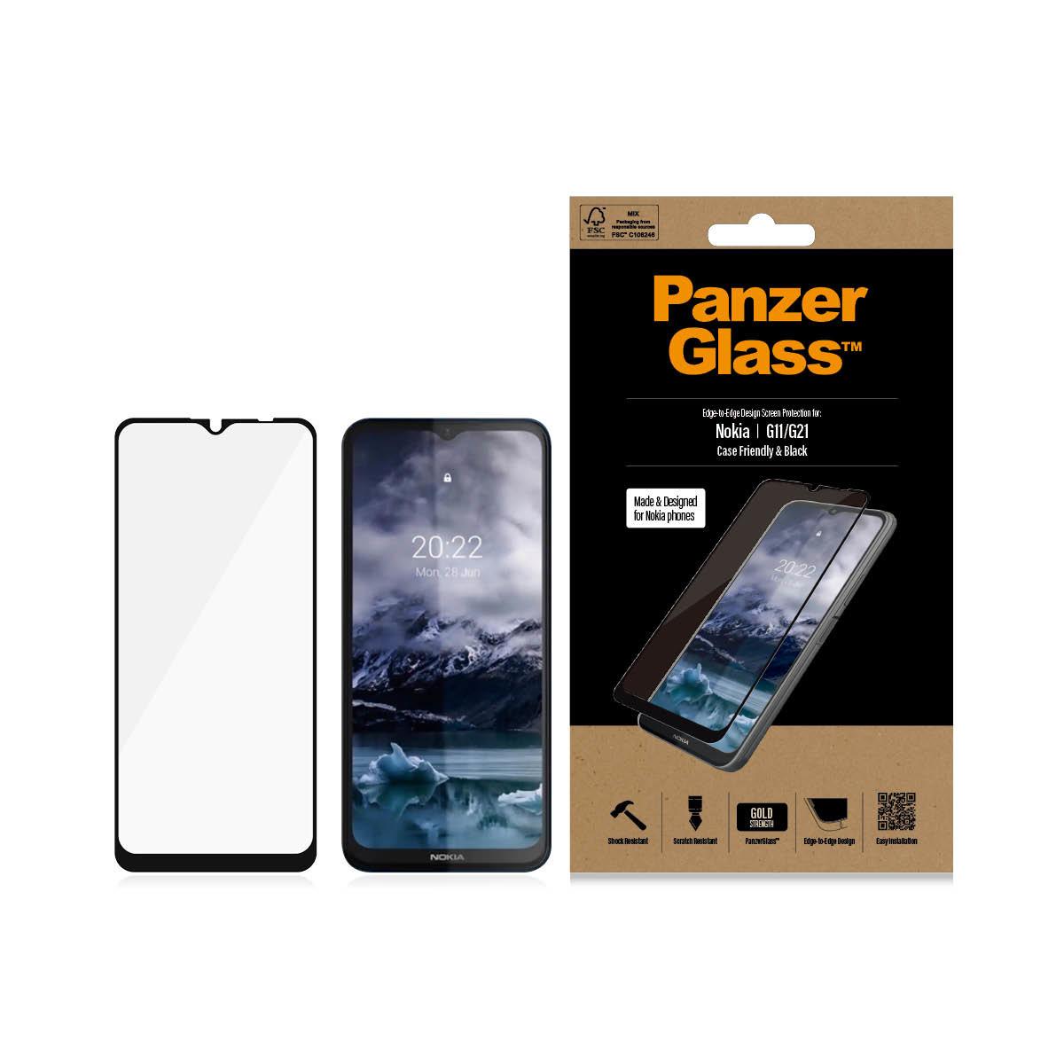 PanzerGlass  Displayschutz Case Friendly Nokia G11 / G21 