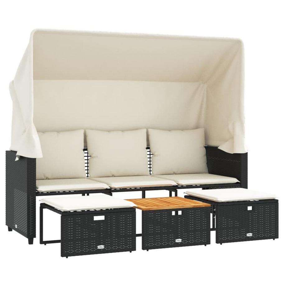 Gartensofa poly-rattan