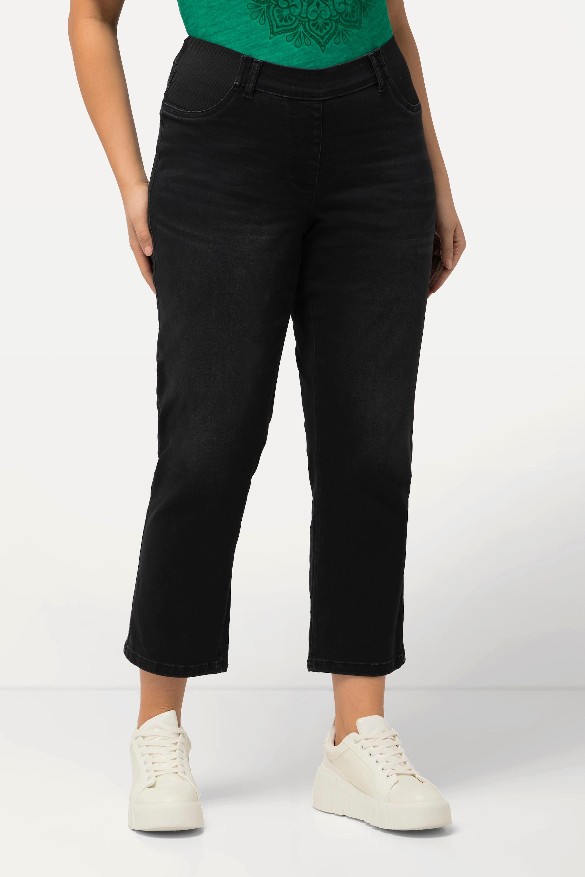 Ulla Popken  Jean 7/8 Sienna à jambe étroite, taille confortable 