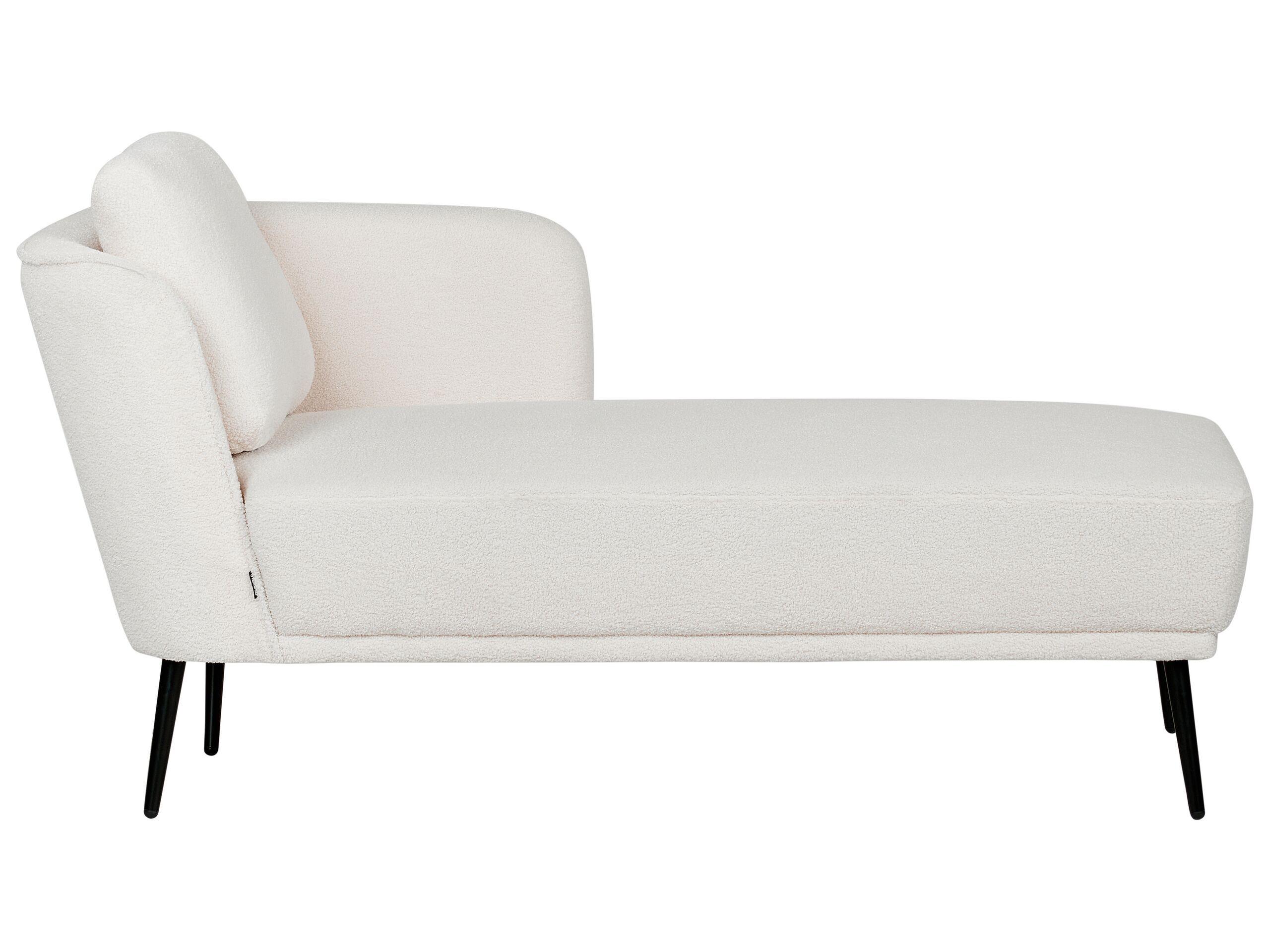 Beliani Chaise longue en Bouclé Retrò ARTHEZE  