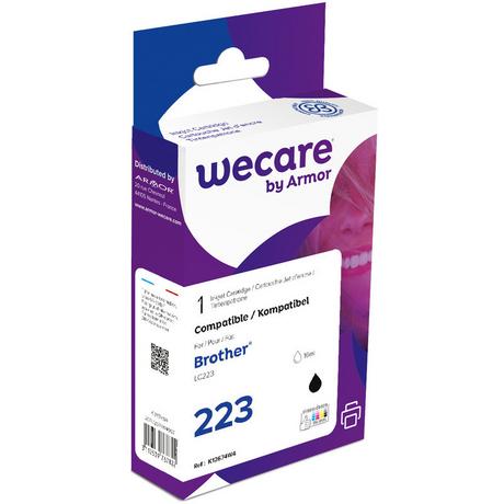 wecare  WECARE Tinte rebuilt BK LC-223BKWE zu Brother MFC-J5620DW 12ml 