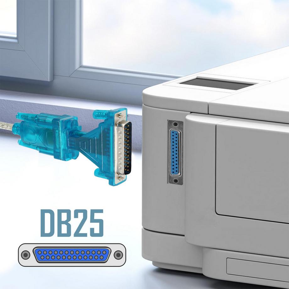 Avizar  USB / DB25 und DB9 Adapter LinQ 1m 
