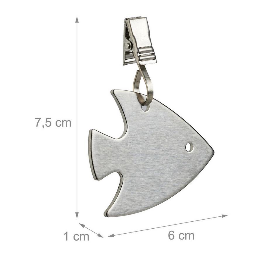 B2X  Lot de 16 presse-papiers pour nappes en forme de poisson 